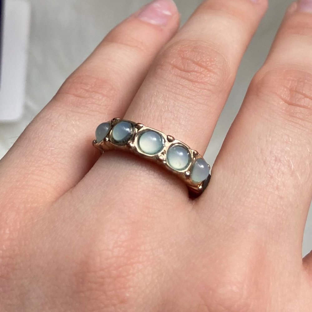 Blue and Gold Ring